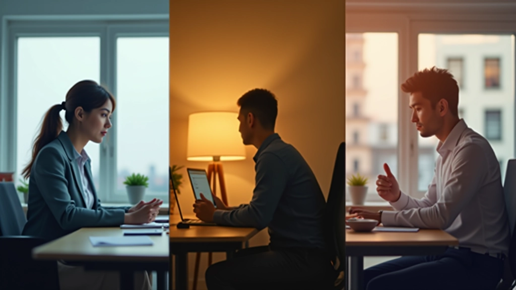 Trei oameni cu orare diferite, fiecare productiv la diferite ore ale zilei