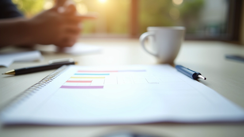 Calendar zilei cu blocuri de timp colorate și notații de prioritate